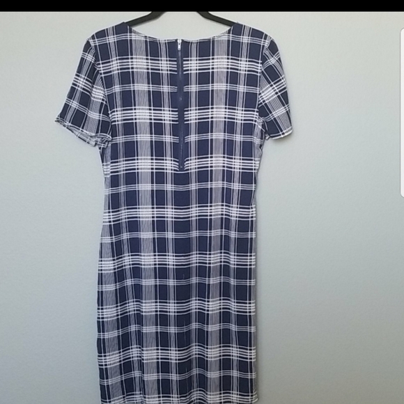Torrid Preppy challis plaid lace up short sleeve dress large - Picture 6 of 8
